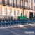 same-model bikes aligned next to each other